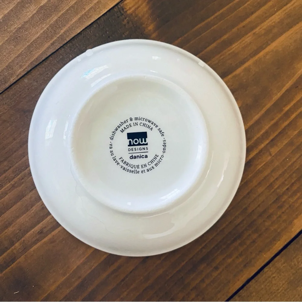 Now Designs teal geometric jewelry dish